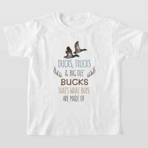 Ankor, Lastbilar och Bucks-grafik T-Shirt för barn