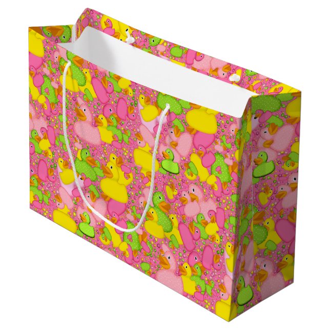 Ankor-n-Dots-Stil-2-Drk Rosa-GIFT BAG L (Framsidan Vinklad)