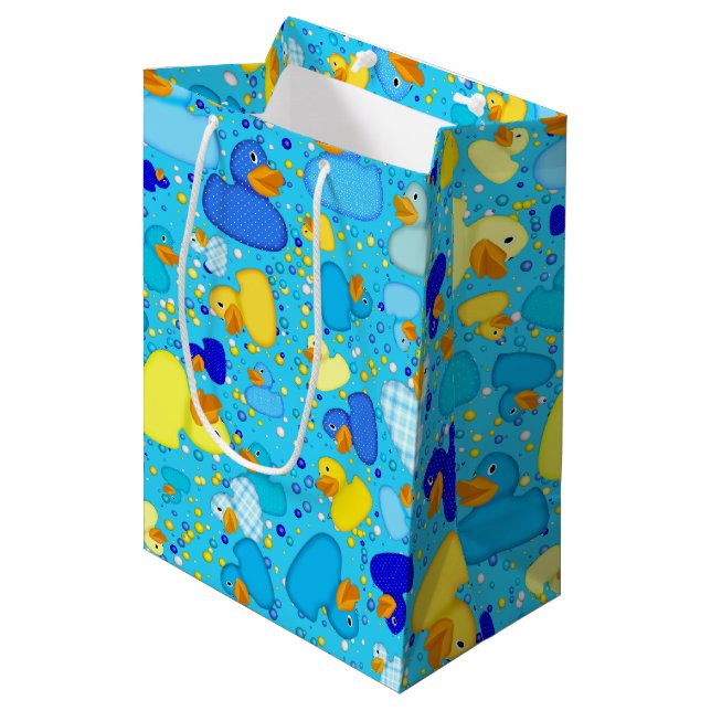 Ankor-n-Dots-Stil-3-Blue 2-GIFT BAG M (Framsidan Vinklad)