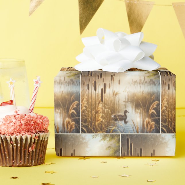 Ankor och stridsvagnar i morgon Mist Presentpapper (Födelsedagsfest)