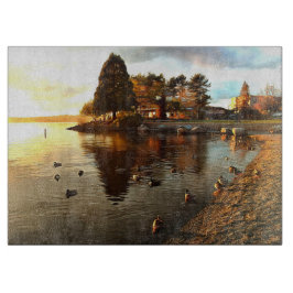 Ankor och Träd vid solnedgången