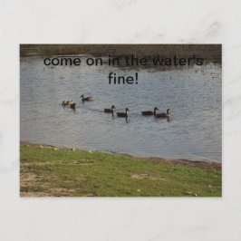 Ankor om inbjudan till vatten