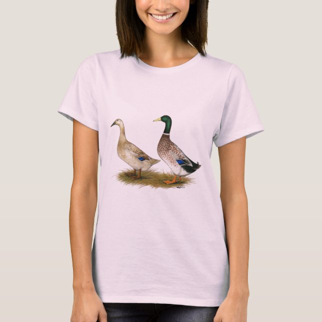 Ankor:  Walesisk Harlequin för silver Tee (Framsida)