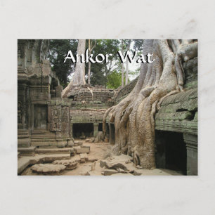 Ankor Wat Kambodja Postcard Vykort