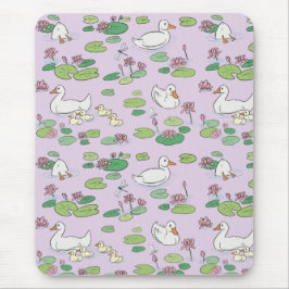 Ankor & Waterlily Lavender Mousepad Musmatta