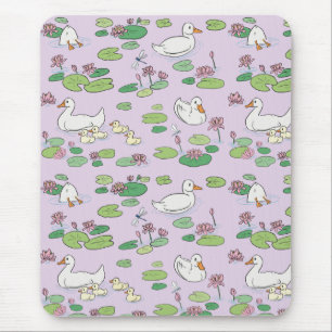 Ankor & Waterlily Lavender Mousepad Musmatta