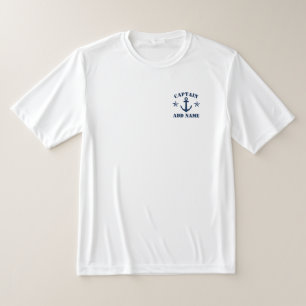 Ankorgskjorta t för fartygskaptenn Nautisk frakt Shirt
