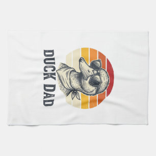 AnkPappa Vintage Ank Solglasögon Vector Tröja Desi Kökshandduk