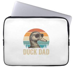 Ankpapparå retro gravyr solnedgång skjorta Desi Laptop Fodral