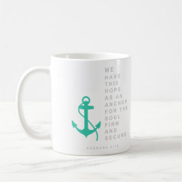 Ankra för soulen (hebré6:19) kaffemugg