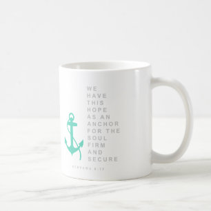 Ankra för soulen (hebré6:19) kaffemugg