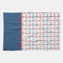 Ankra mönster kökshandduk