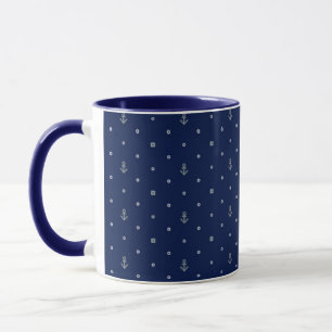 Ankra polka dotsmönster mugg