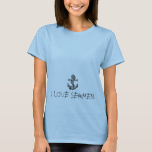 ankra-tatueringen ÄLSKAR JAG SJÖMÄN T-shirt