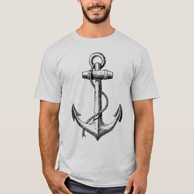 Ankra tatueringstil avbildar t-shirt (Framsida)