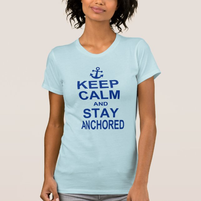 Ankrade behållalugn och stag tee shirt (Framsida)