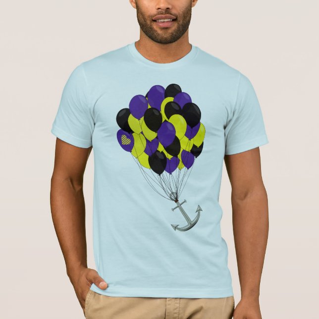 Ankrar bort tee shirt (Framsida)