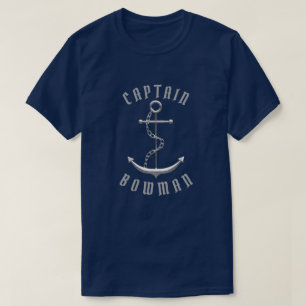 Ankrar känt nautiskt för kapten det kända farty t shirt