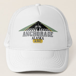 Ankring Alaska - flygplatslandningsbana Truckerkeps