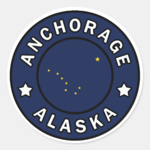 Ankring Alaska Runt Klistermärke