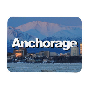 AnkringAlaska horisont med ankring i himmlen Magnet