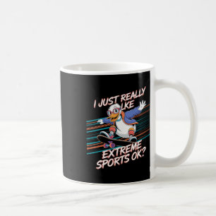 Ankskidåkning Extremsport Aktiv livsstil Kaffemugg