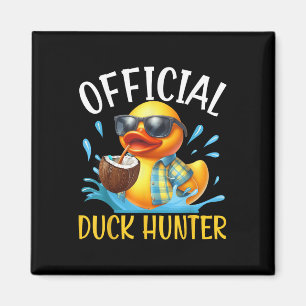 Ankskruvsbåt T-shirt Rolig Gummiandjakt S Magnet