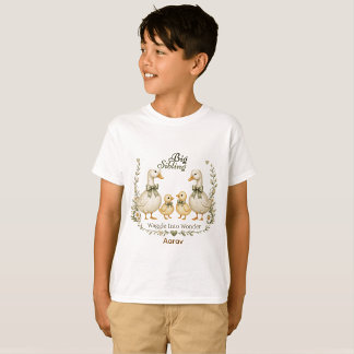 Ankunge Baby Shower Familjen Vacklar In I Underver T Shirt