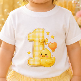 Ankunge Baby T-Shirt Första 1-årsdag