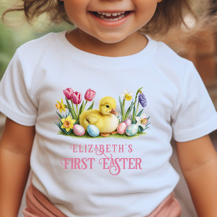 Ankunge Personlig Första Påsk Vit T Shirt