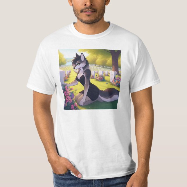 Änkvarg T Shirt (Framsida)