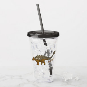 Ankylosaurus bepansrade dinosauriillustration take away mugg