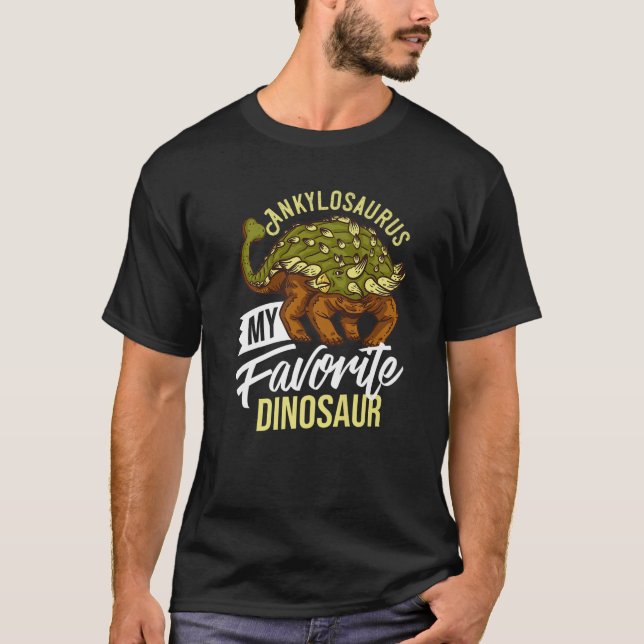 Ankylosaurus Dinosaur Gift Dino Fossil T Shirt (Framsida)