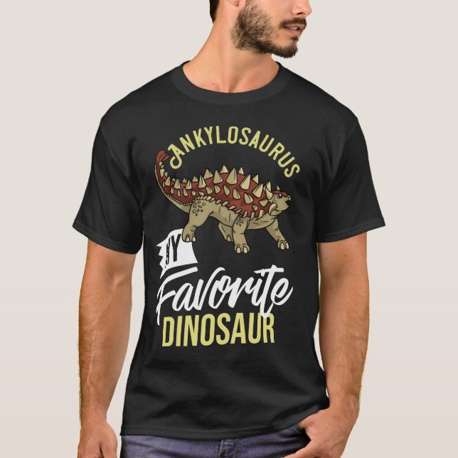 Ankylosaurus Dinosaur Gift Dino Fossil T Shirt (Framsida)