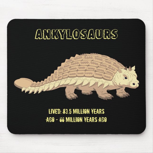 Ankylosaurus Dinosaur Musmatta (Framsidan)