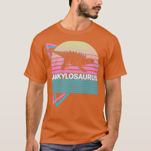 Ankylosaurus Dinosaur Retro T Shirt
