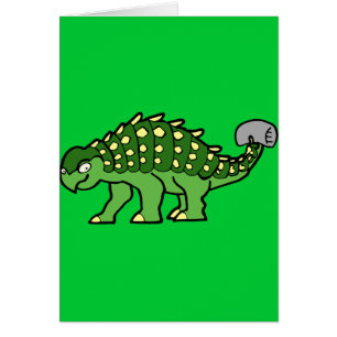 Ankylosaurus Hälsningskort
