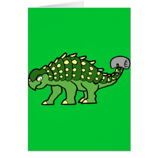 Ankylosaurus Hälsningskort