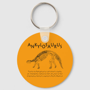 Ankylosaurus Keychain Nyckelring