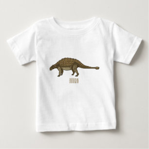 Ankylosaurus tecknad illustration t shirt