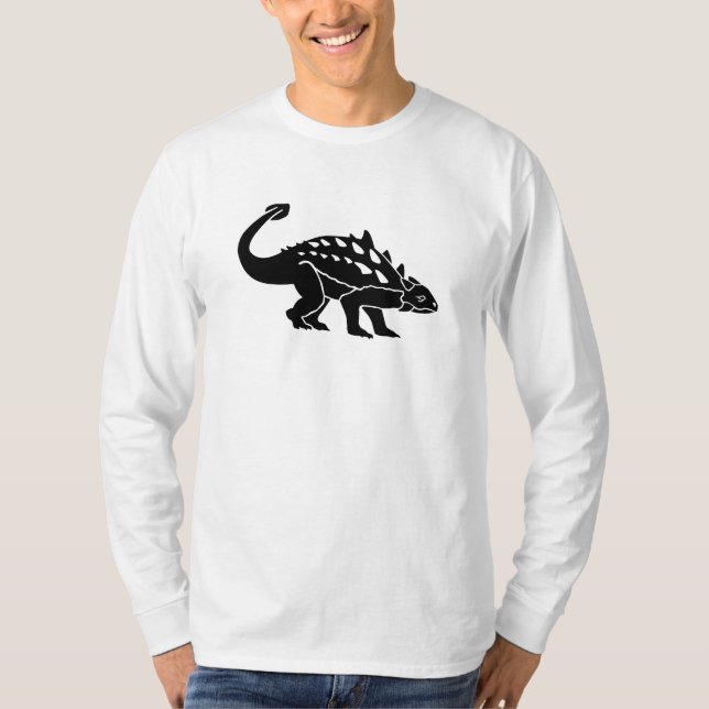Ankylosaurusdinosaur T-shirt (Framsida)