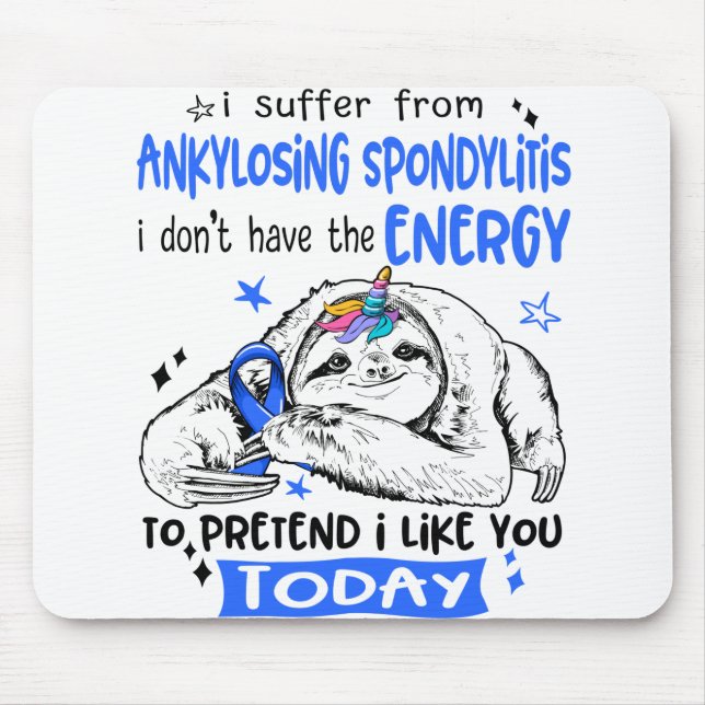 Ankylosing Spondylitis Awareness Month Ribbon Gift Musmatta (Framsidan)