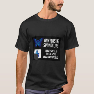 Ankylosing Spondylitis Butterfly Arthritis Warrior T Shirt