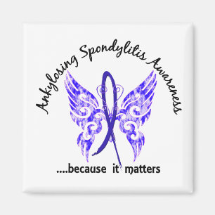 Ankylosing Spondylitis fjäril 6,1 Magnet