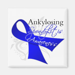 Ankylosing Spondylitis medvetenhetband Magnet