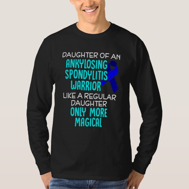 Ankylosing Spondylitis Survivor Hero Bechterew Kri T Shirt (Framsida)