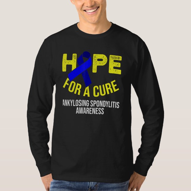 Ankylosing Spondylitis Survivor Hero Bechterew Kri T Shirt (Framsida)