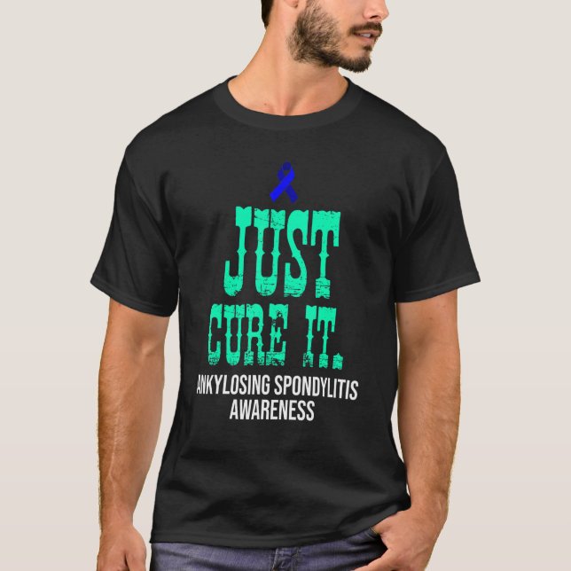 Ankylosing Spondylitis Survivor Hero Bechterew Kri T Shirt (Framsida)