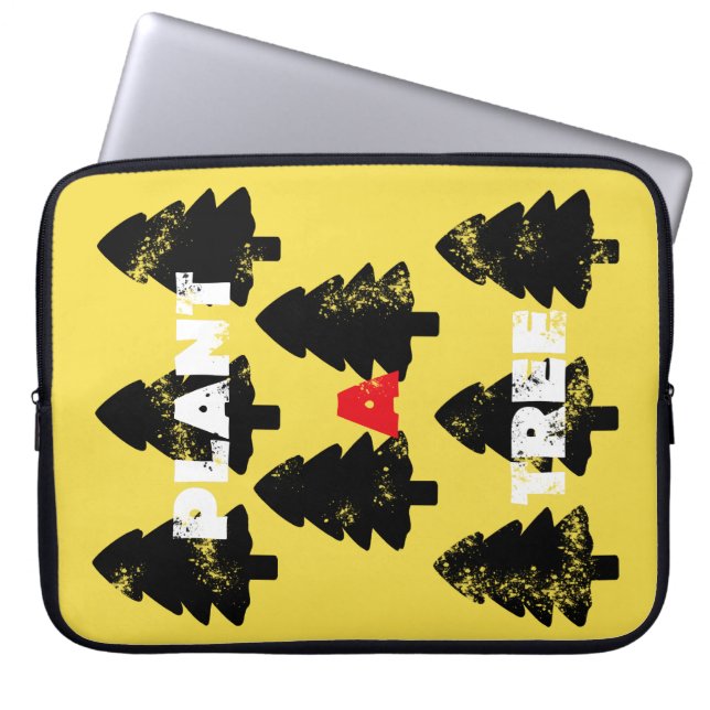 Anläggning A Träd Rädda planeten Laptop sleeve (Framsidan)
