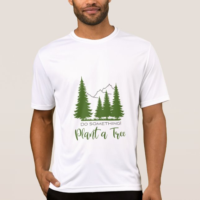 Anläggning av ett Träd-naturskydd-Coola-grafik T Shirt (Framsida)